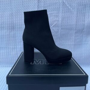 New MIA Black Knit Boots